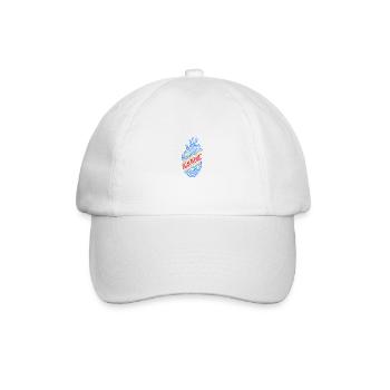 Cœur du Congo – Amour et unité pour le Congo - Casquette classique - blanc/blanc - Devant
