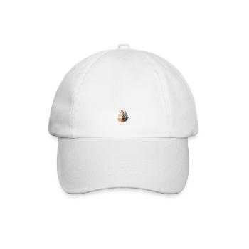 Style bohème minimaliste - Casquette classique - blanc/blanc - Devant