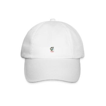 Style bohème minimaliste - Casquette classique - blanc/blanc - Devant