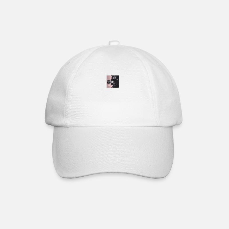 Gangster Waschbär - Baseballkappe - Weiß/Weiß