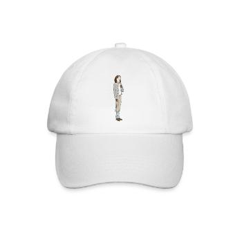 Un chien noble - Casquette classique - blanc/blanc - Devant