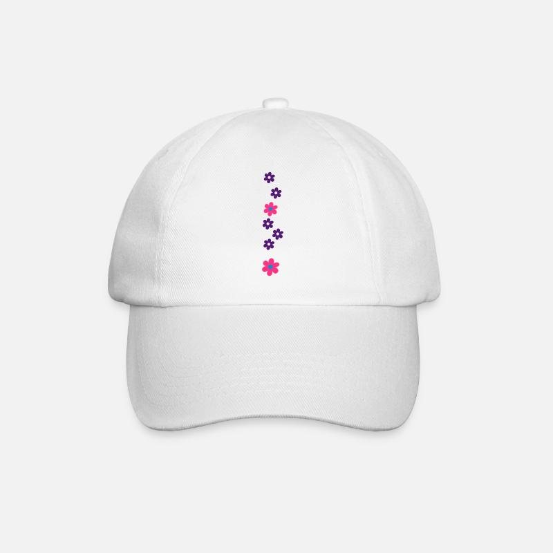 Fleurs - Casquette classique - blanc/blanc