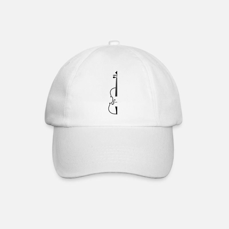 violon - Casquette classique - blanc/blanc