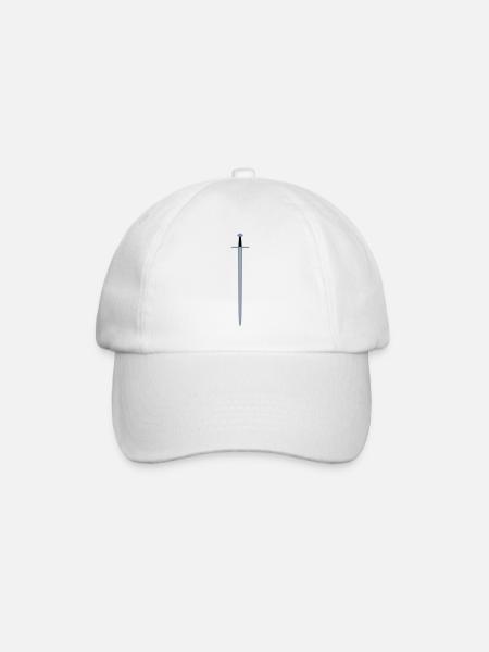 Sword - Baseball Cap - white/white