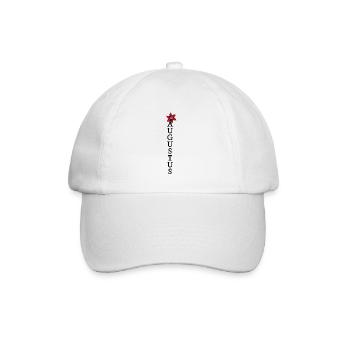 August Vintage Geburtstagsgeschenk - Baseballkappe - Weiß/Weiß - Vorne