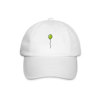Green Balloon Gift - Baseball Cap - white/white - Front