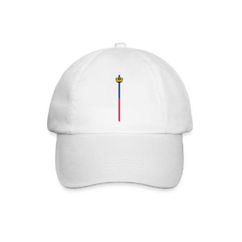Rayures de Lichtenstein - Casquette classique - blanc/blanc - Devant
