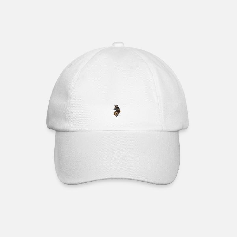 Fire Fox - Baseball Cap - white/white