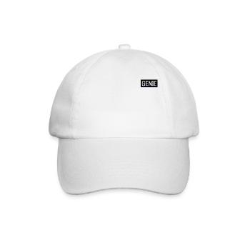 Design Genie - Baseballkappe - Weiß/Weiß - Vorne