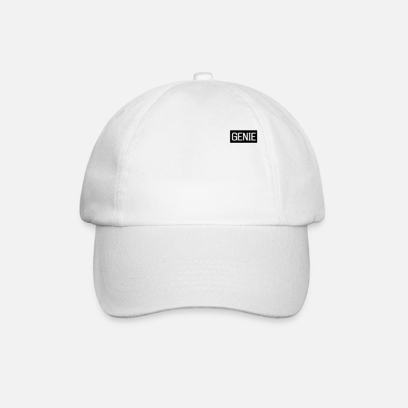 Design Genie - Baseballkappe - Weiß/Weiß