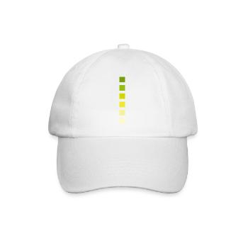 Stripe Colors - Baseball Cap - white/white - Front