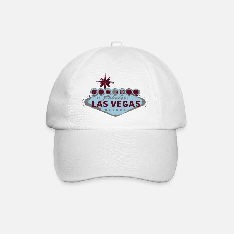 las vegas - Casquette classique - blanc/blanc
