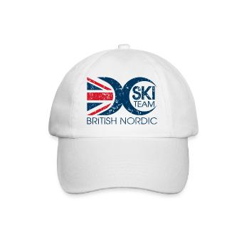 British Nordic Ski Team - Logo - Baseball Cap - white/white - Front