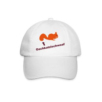 Oachkatzlschwoaf squirrels - Baseball Cap - white/white - Front