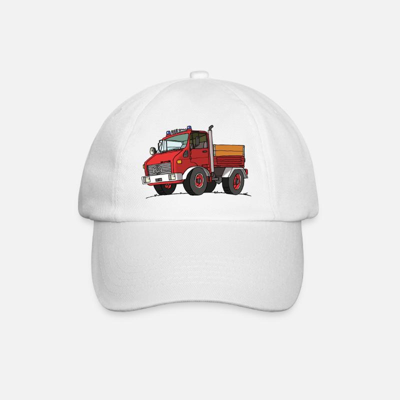 FeuerMog - Baseballkappe - Weiß/Weiß