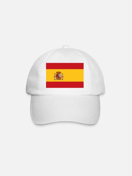 Espagne - Baseballkappe - Weiß/Weiß