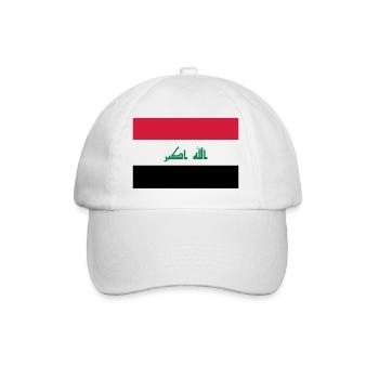 Iraq - Baseball Cap - white/white - Front