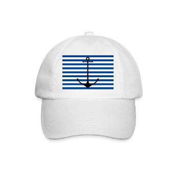 ancre - Casquette classique - blanc/blanc - Devant