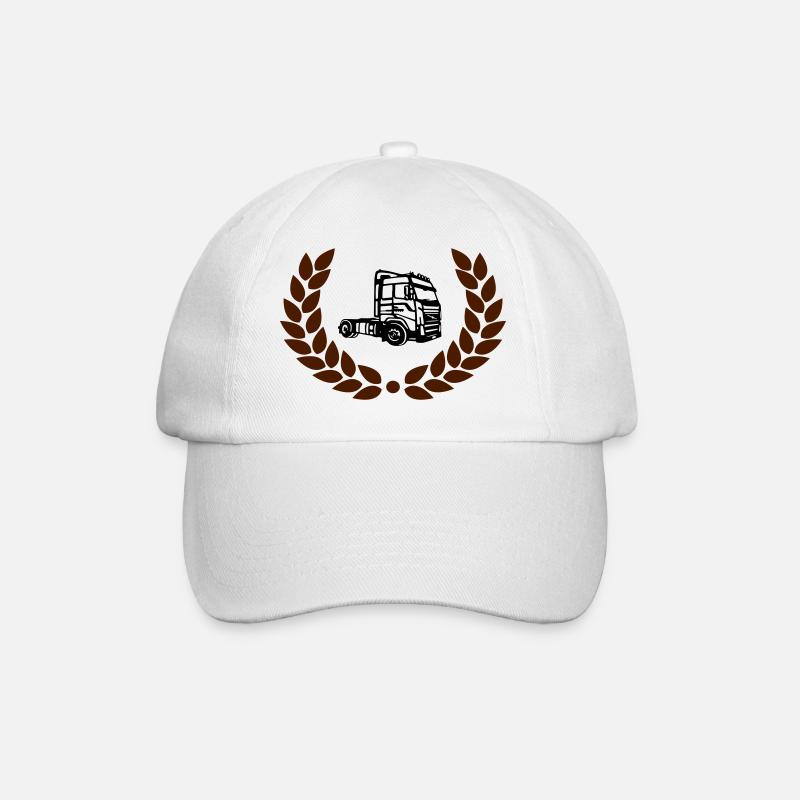 Nous faisons des camions dans le bicolor couronne - Casquette classique - blanc/blanc