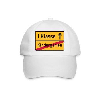 erste klasse - Baseballkappe - Weiß/Weiß - Vorne