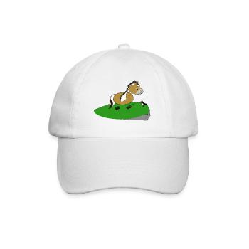 Snorre und Puffin - Baseballkappe - Weiß/Weiß - Vorne