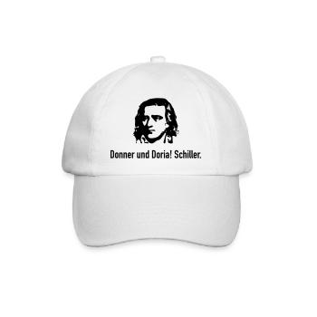 Schiller: Donner und Doria! - Baseballkappe - Weiß/Weiß - Vorne