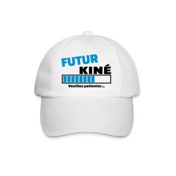 futur kiné - Casquette classique - blanc/blanc - Devant