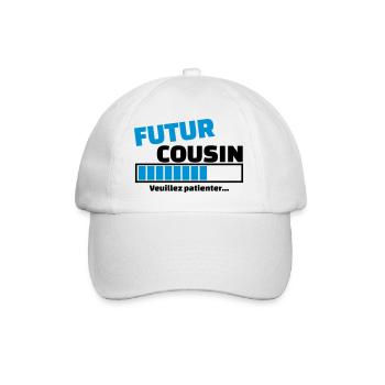 futur cousin - Casquette classique - blanc/blanc - Devant