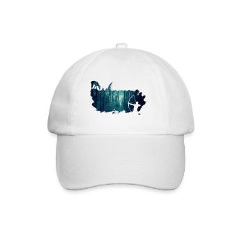 forêt d'hiver bowhunter de démarrage - Casquette classique - blanc/blanc - Devant