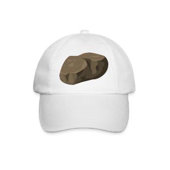 Stein - Baseballkappe - Weiß/Weiß - Vorne