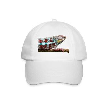 chameleon - Baseball Cap - white/white - Front