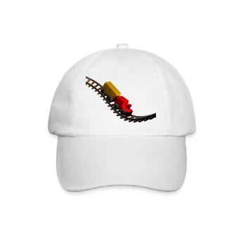 Toy train - Baseball Cap - white/white - Front