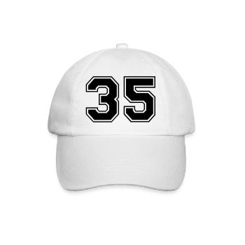 35 - Baseball Cap - white/white - Front