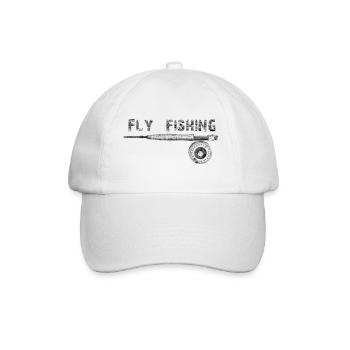 Fly fishing - Casquette classique - blanc/blanc - Devant