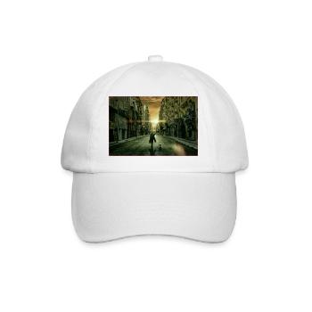 You never walk alone - Baseball Cap - white/white - Front