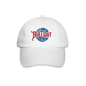 BULLSHIT T-Shirts - Baseballkappe - Weiß/Weiß - Vorne