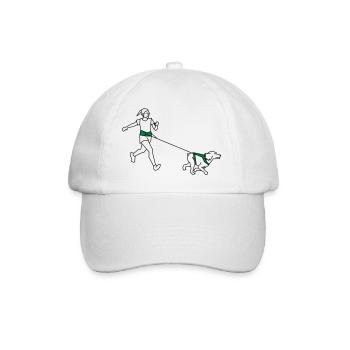 Canicross - Baseballkappe - Weiß/Weiß - Vorne