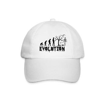 EVOLUTION HALLOWEEN Geschenk - Baseballkappe - Weiß/Weiß - Vorne