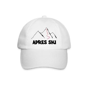 apres ski - Baseballkappe - Weiß/Weiß - Vorne