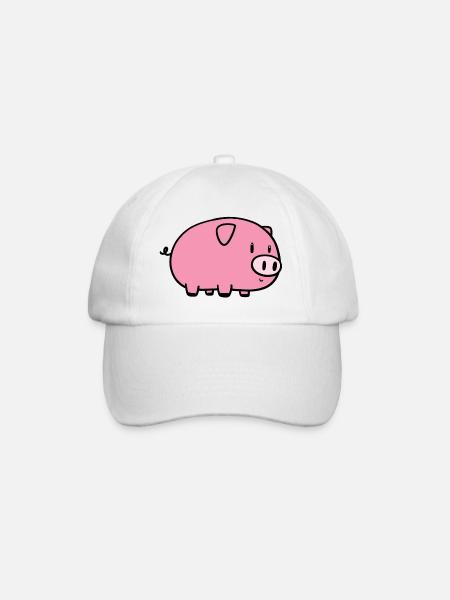 Petit cochon - Casquette classique - blanc/blanc