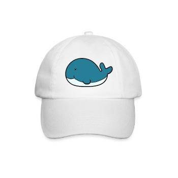 Petite baleine - Casquette classique - blanc/blanc - Devant