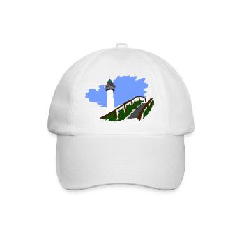 lighthouse - Baseball Cap - white/white - Front