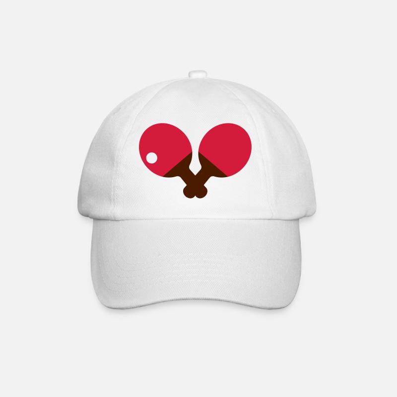 Ping Pong - Baseballkappe - Weiß/Weiß