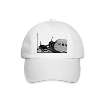 Tante Ju 52 (Junkers Ju) aircraft - Baseball Cap - white/white - Front