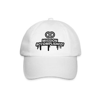 Mission marriage 1 c. completed successfully - Baseball Cap - white/white - Front