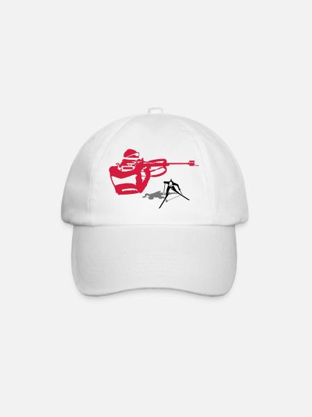 biathlon - Casquette classique - blanc/blanc