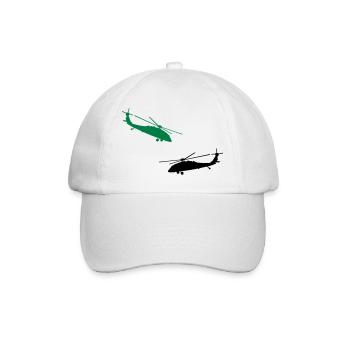 hélicoptère - Casquette classique - blanc/blanc - Devant