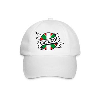 euskadi - pays basque 18 - Casquette classique - blanc/blanc - Devant
