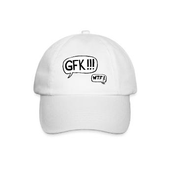 Gewaltfreie Kommunikation - What the fuck? - Baseballkappe - Weiß/Weiß - Vorne