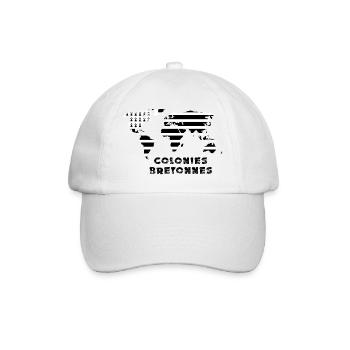 Bretagne colonies - Casquette classique - blanc/blanc - Devant